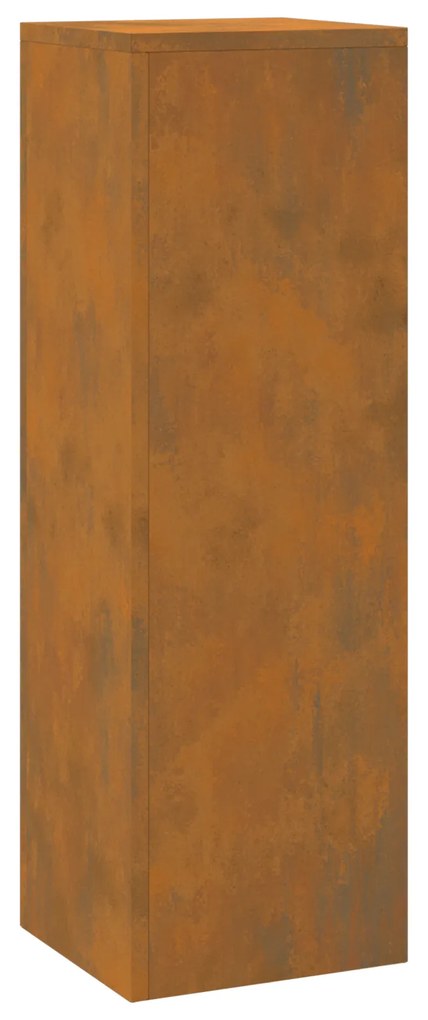 vidaXL Στήριξη φυτών 2 pcs Σκ rusty 24 x 24 x 75 εκ.