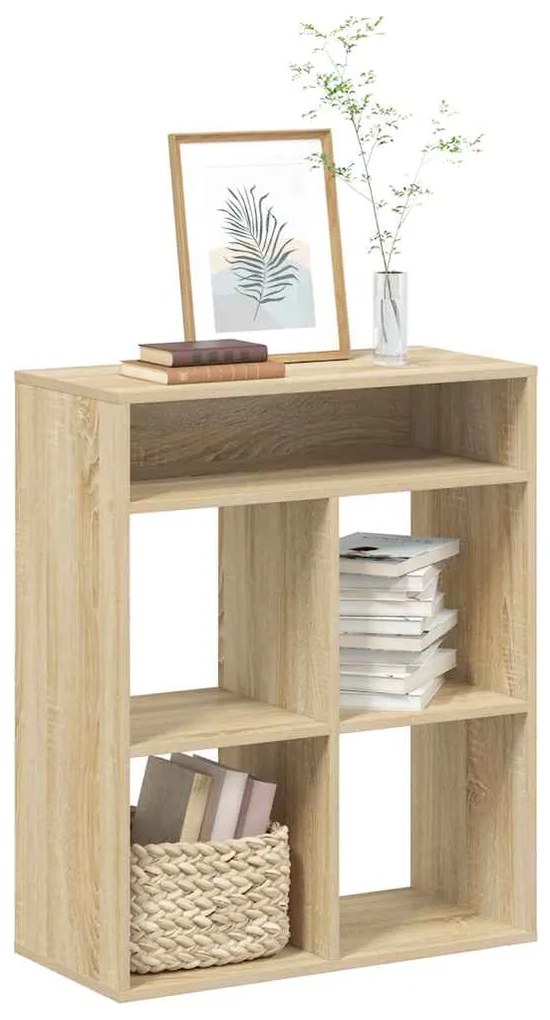 Βιβλιοθήκη Χρώμα Sonoma Δρυς 66x31x80 εκ. Επεξεργασμένο Ξύλο