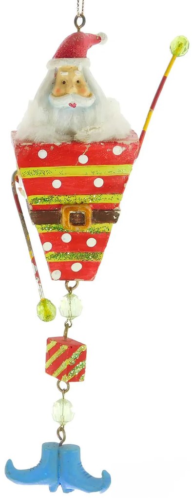 Άγιος Βασίλης Χριστουγεννιάτικο Στολίδι 18cm 9786844