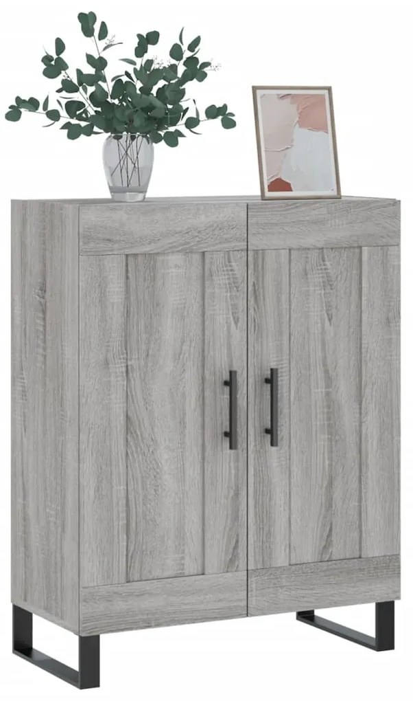 vidaXL Ντουλάπι Γκρι Sonoma 69,5 x 34 x 90 εκ. από Επεξεργασμένο Ξύλο
