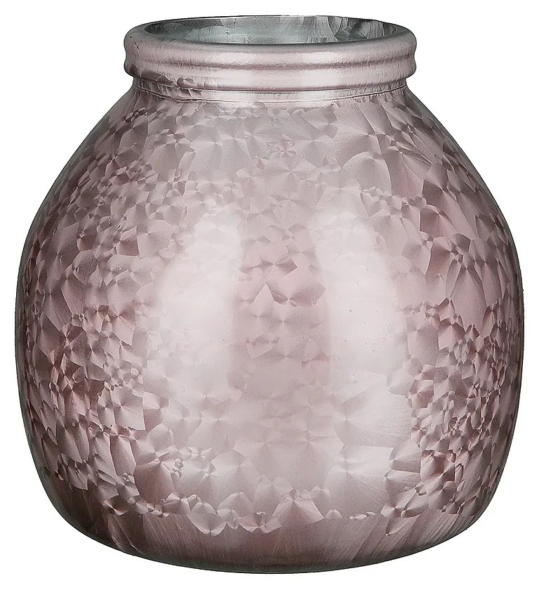 Βάζο-Φανάρι ArteLibre Μοβ Γυαλί 20cm-05160066