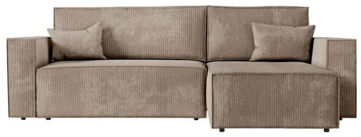 Γωνιακός Καναπές New Isabella Fylliana Μπέζ 270x160x90 εκ. 270x160x90 εκ.