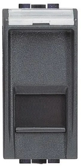 Πρίζα 1 Στοιχείου RJ45 CAT5E UTP Γραφίτης Bticino L4279C5E Legrand-L4279C5E-Ανθρακί L4279C5E