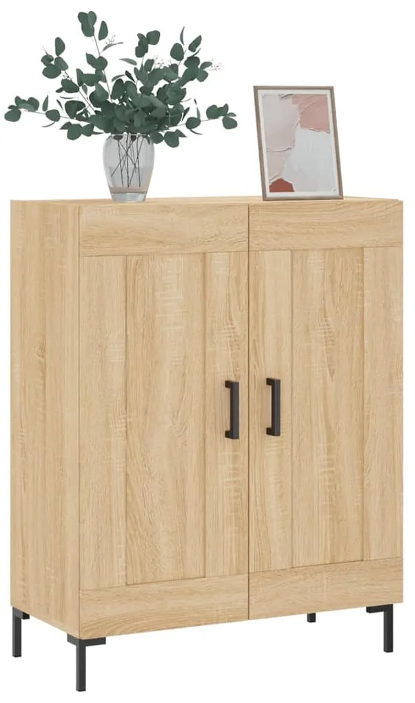 vidaXL Ντουλάπι Sonoma Δρυς 69,5 x 34 x 90 εκ. από Επεξεργασμένο Ξύλο