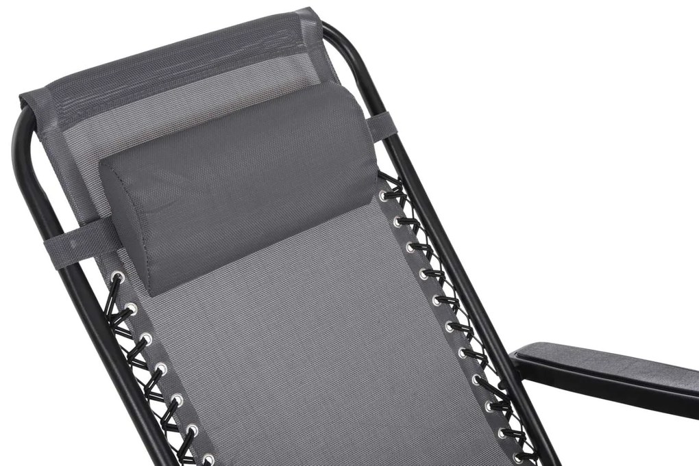 ΠΟΛΥΘΡΟΝΑ RELAX COMPANION HM5095.11 ΓΚΡΙ TEXTILENE-ΜΑΥΡΟ ΜΕΤΑΛΛΟ 67x145x110Υεκ.