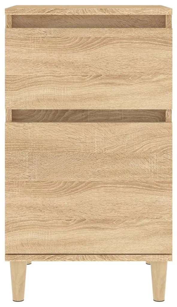 vidaXL Κομοδίνα 2 τεμ. Sonoma Δρυς 40x35x70 εκ.