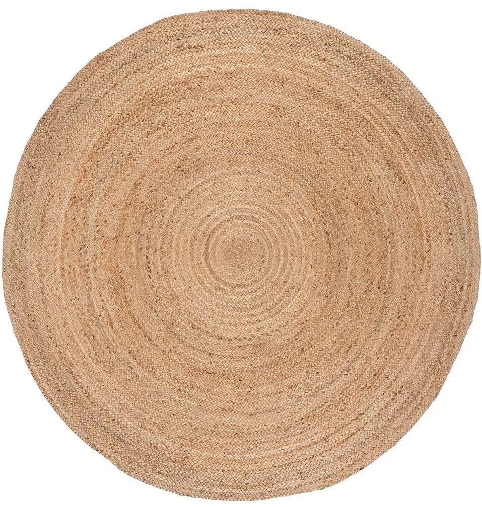 Χαλί Jute Rug BRD 25 Natural Βιοκαρπέτ 240X240cm Round