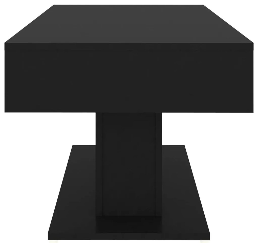 vidaXL Τραπεζάκι Σαλονιού Μαύρο 96 x 50 x 45 εκ. από Επεξ. Ξύλο