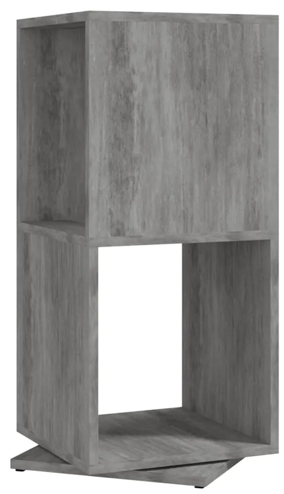 Ντουλάπι Περιστρ. Γκρι Σκυρ. 34,5x34,5x75,5 εκ. Επεξ. Ξύλο 339559