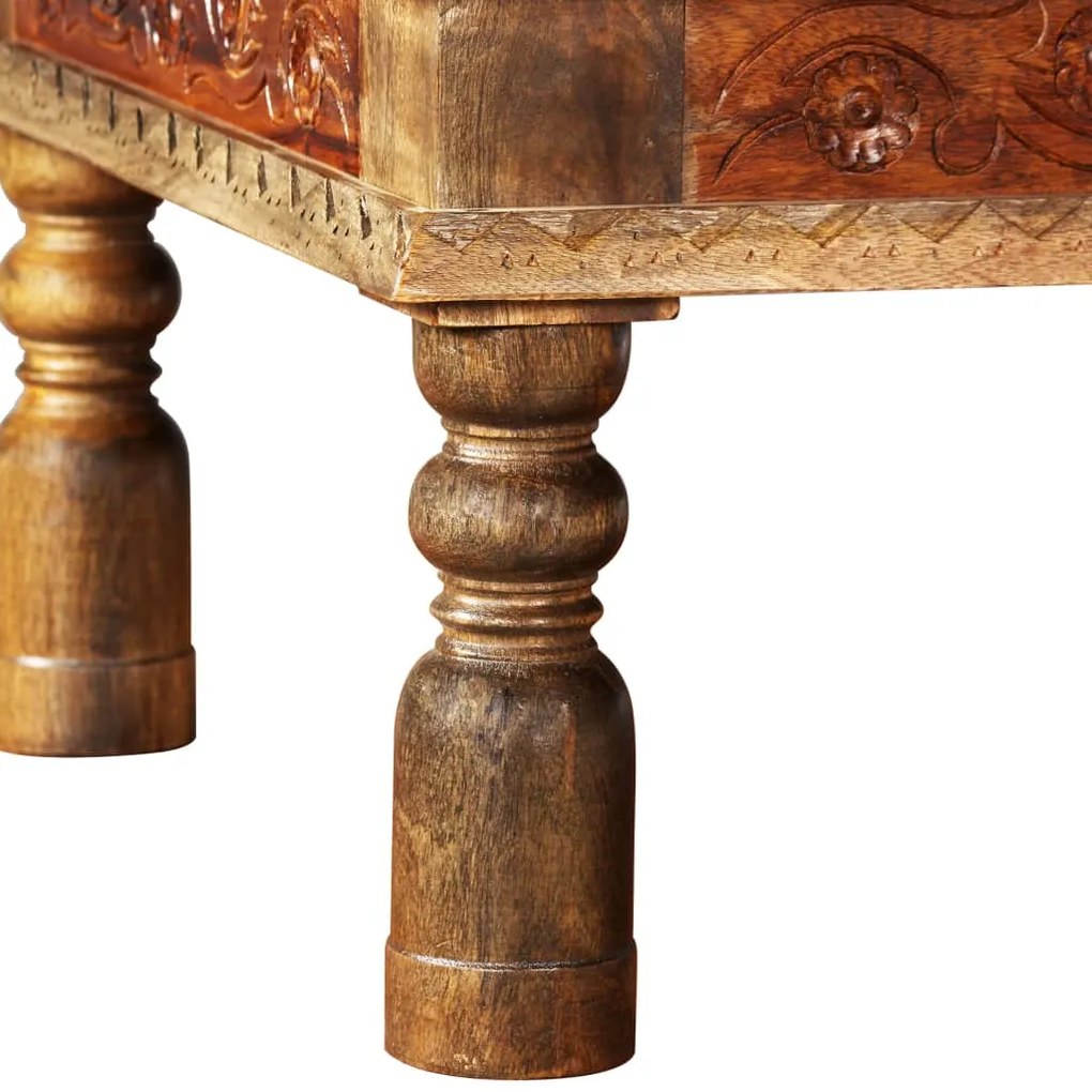 vidaXL Τραπεζάκι Σαλονιού 110x60x38 εκ Ξύλο Ακακίας/Μασίφ Ξύλο Μάνγκο