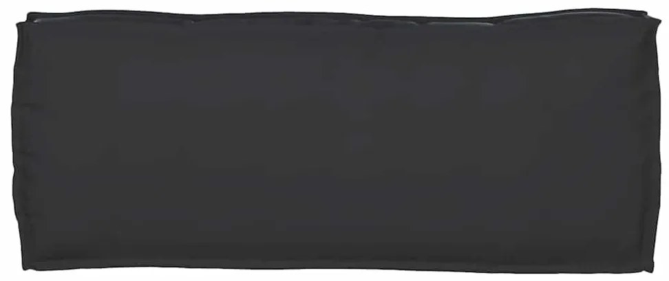 vidaXL Σετ Μαξιλαριών Πάγου 2 pcs Μαύρο 100 x 40 x 8 εκ Ύφασμα Oxford