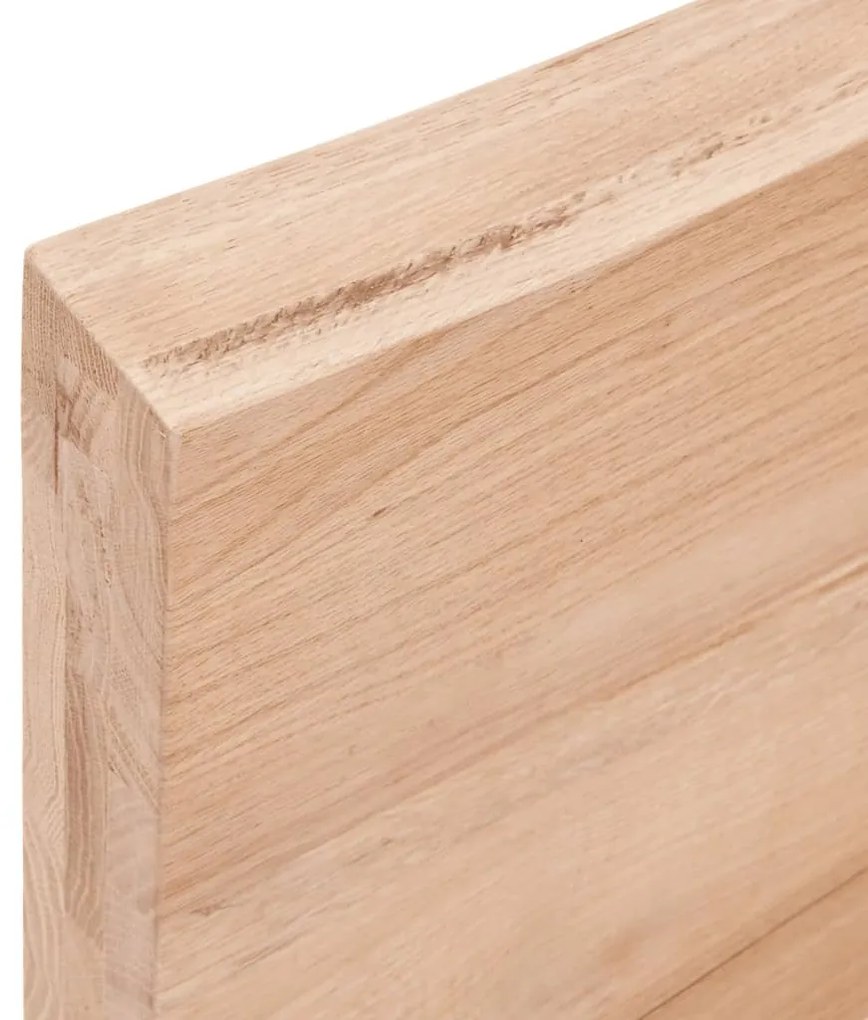 vidaXL Πάγκος Μπάνιου Αν. Καφέ 100x40x(2-6) εκ. Επεξεργ. Μασίφ Ξύλο