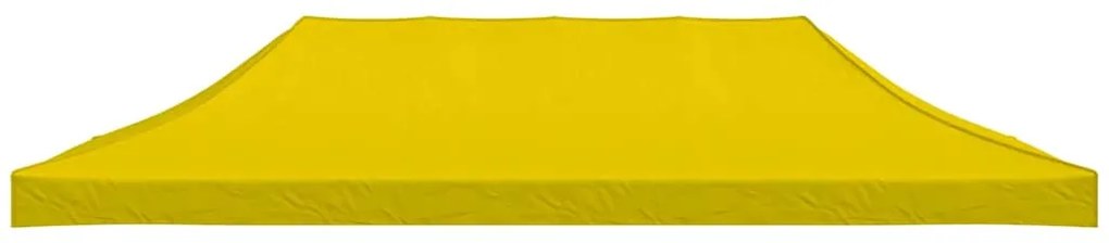 vidaXL Κάλυμμα Τέντας Εκδηλώσεων Κίτρινο 6 x 3 μ. 270 γρ/μ²