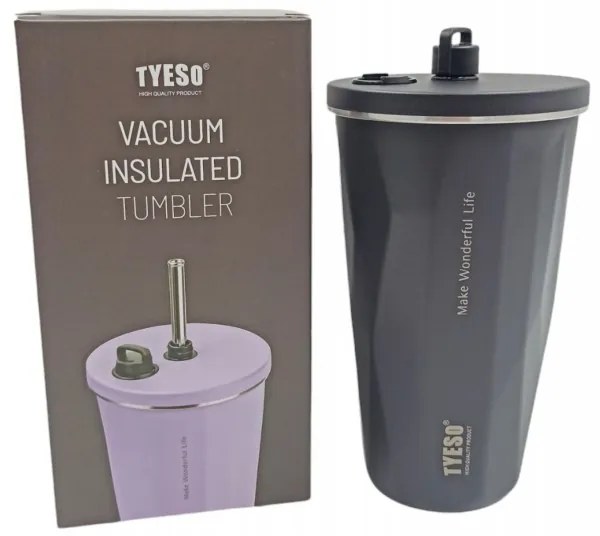 ΑΝΟΞΕΙΔΩΤΟ ΘΕΡΜΟΣ 600ml ΜΑΥΡΟ TS-8848A-TS-8848A