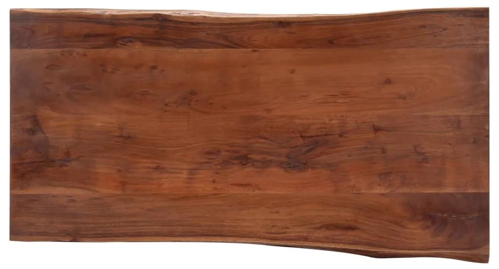 vidaXL Τραπεζάκι Σαλονιού Live Edge 115x60x40 εκ. Μασίφ Ξύλο Ακακίας