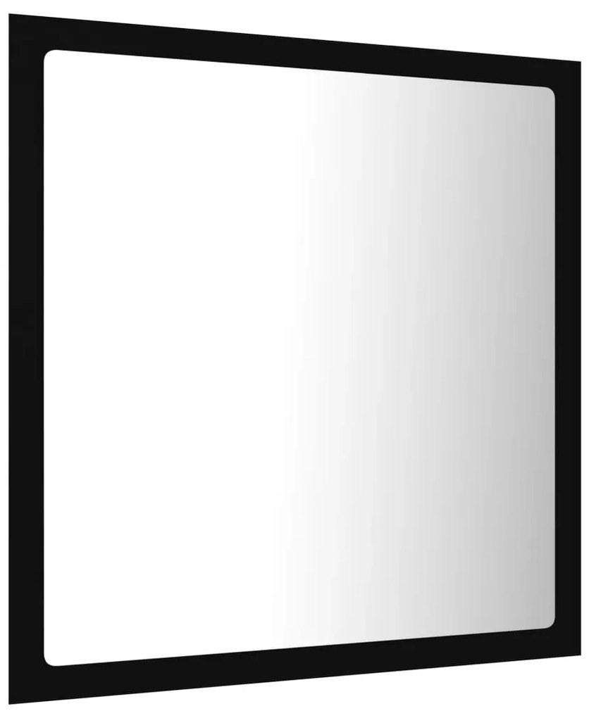 Καθρέφτης Μπάνιου με LED Μαύρος 40 x 8,5 x 37 εκ. Ακρυλικός 804909
