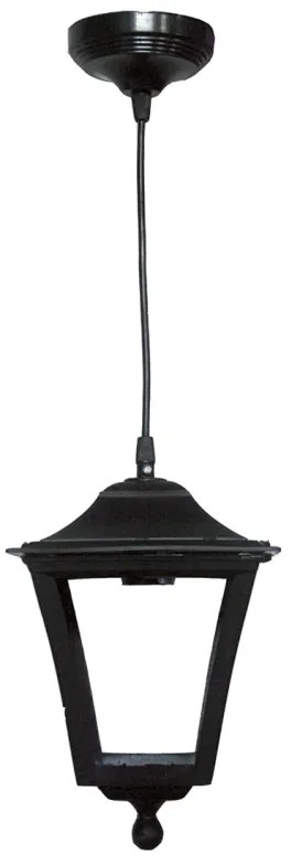 Φωτιστικό Οροφής Μονόφωτο Heronia Zeus 552 11-0022 Black