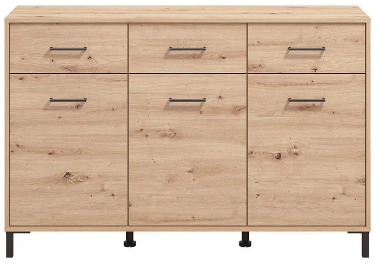 Κομότα - Μπουφές Vienne 3K3F Artisan 138x40x90 εκ. 138x40x90 εκ.