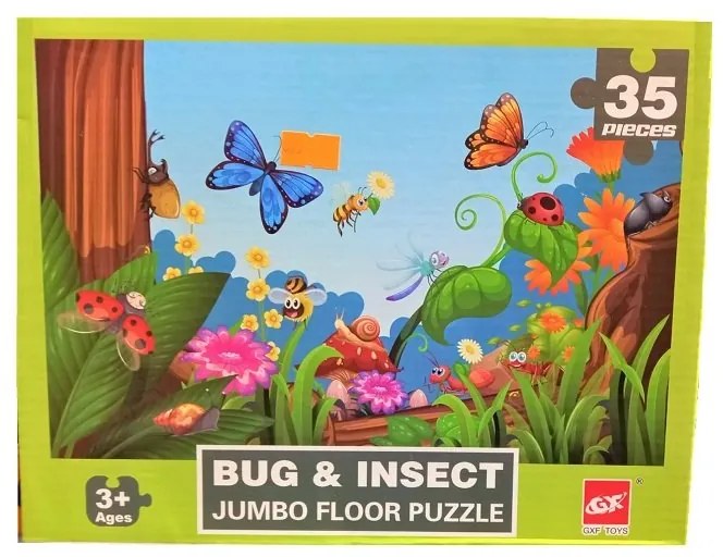 Παιδικό puzzle 35 κομματιών - Bugs - GXF035-635