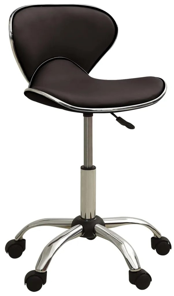 vidaXL Σκαμπό Αισθητικής Καφέ από Συνθετικό Δέρμα