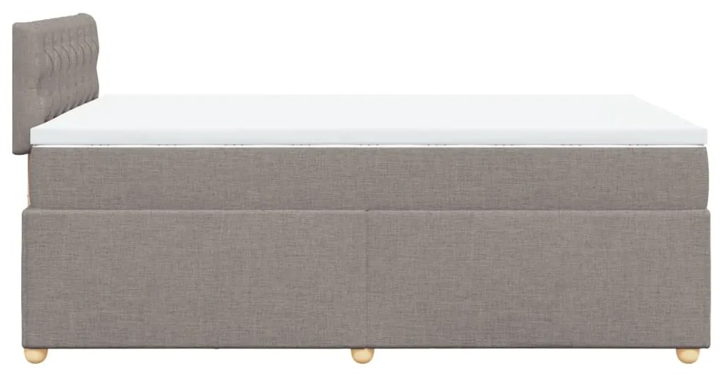 ΚΡΕΒΑΤΙ BOXSPRING ΜΕ ΣΤΡΩΜΑ TAUPE 120X190 ΕΚ. ΥΦΑΣΜΑΤΙΝΟ 3288930