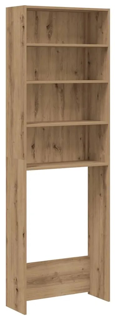 vidaXL Ντουλάπι πλυντηρίου ρούχων Artisan Oak 64x24x190 cm