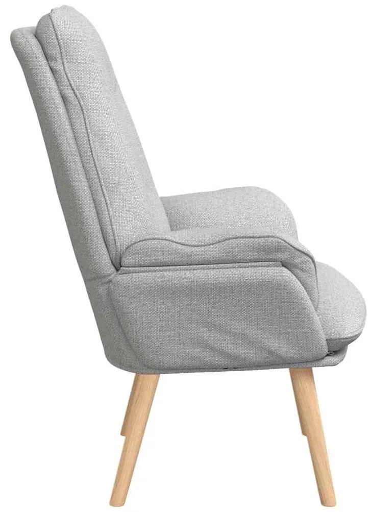 vidaXL Χαλαρωτική Πολυθρόνα Σκούρο γκρι 69 x 74 x 93 εκ. ύφασμα