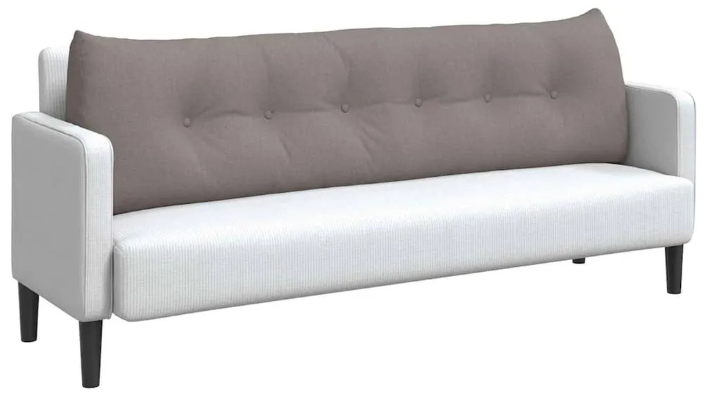 vidaXL Μαξιλάρι Πλάτης Taupe 180 x 24 x 50 εκ ύφασμα