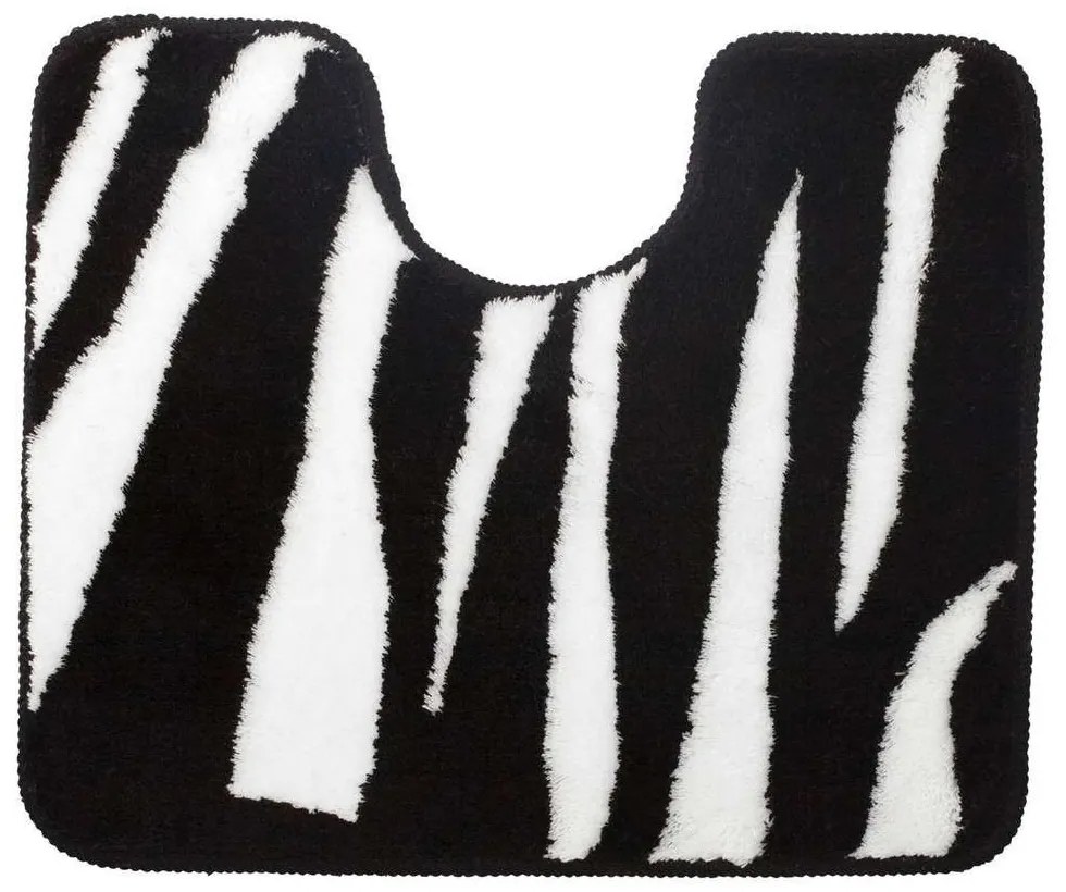 Πατάκι Λεκάνης Safari Black Sealskin 50X60 Ύφασμα