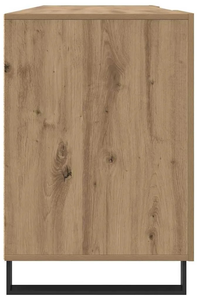 vidaXL Γραφείο artisan δρυς 140 x 50 x 75 εκ. Επεξεργασμένο ξύλο