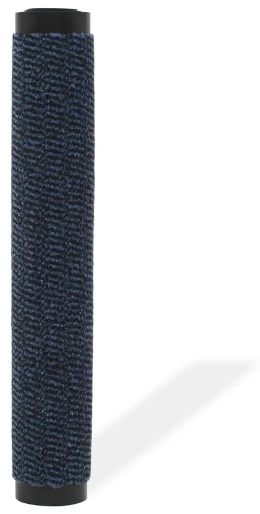 Πατάκι Απορροφητικό Σκόνης Ορθογώνιο Μπλε 40 x 60 εκ. Θυσανωτό - Μπλε