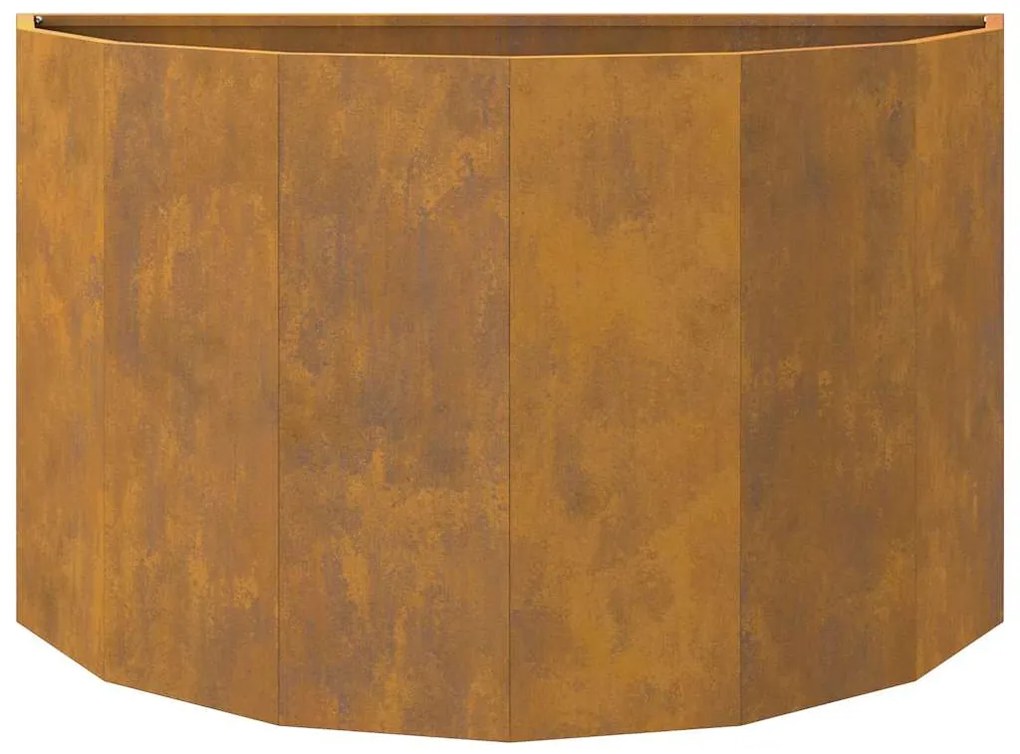 vidaXL Γλάστρα Σκ rusty 90 x 45 x 50 εκ. Ατσάλι Σκληρυθέν στον Αέρα