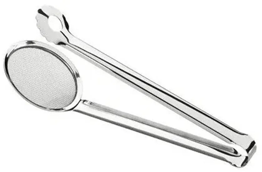 Λαβίδα με Σίτα Fry Grandchef 428444 30,5cm Inox Tescoma Ανοξείδωτο Ατσάλι