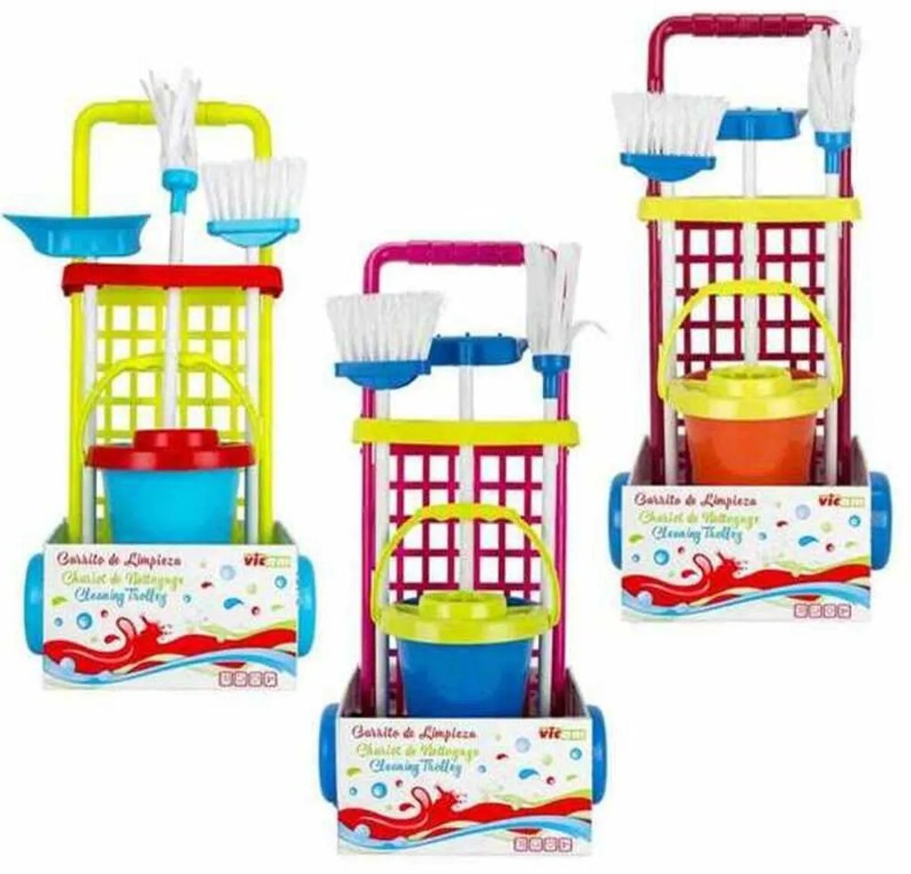 Σετ Καθαρισμού και Αποθήκευσης Trolley 12-N