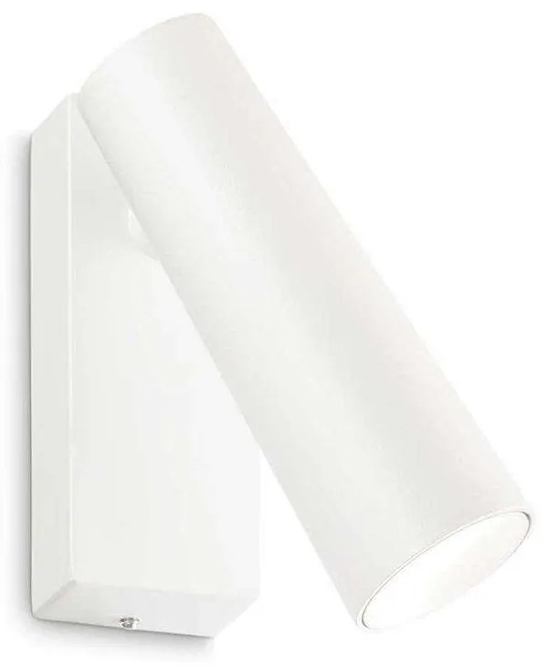 Φωτιστικό Τοίχου-Απλίκα Pipe 280998 4x10,5x12,5cm LED 7W 3000K White Ideal Lux