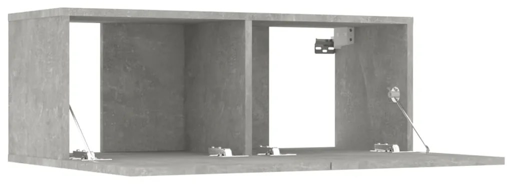 vidaXL Σετ Επίπλων Τηλεόρασης 7 Τεμαχίων Γκρι Σκυρ. Επεξεργασμένο Ξύλο