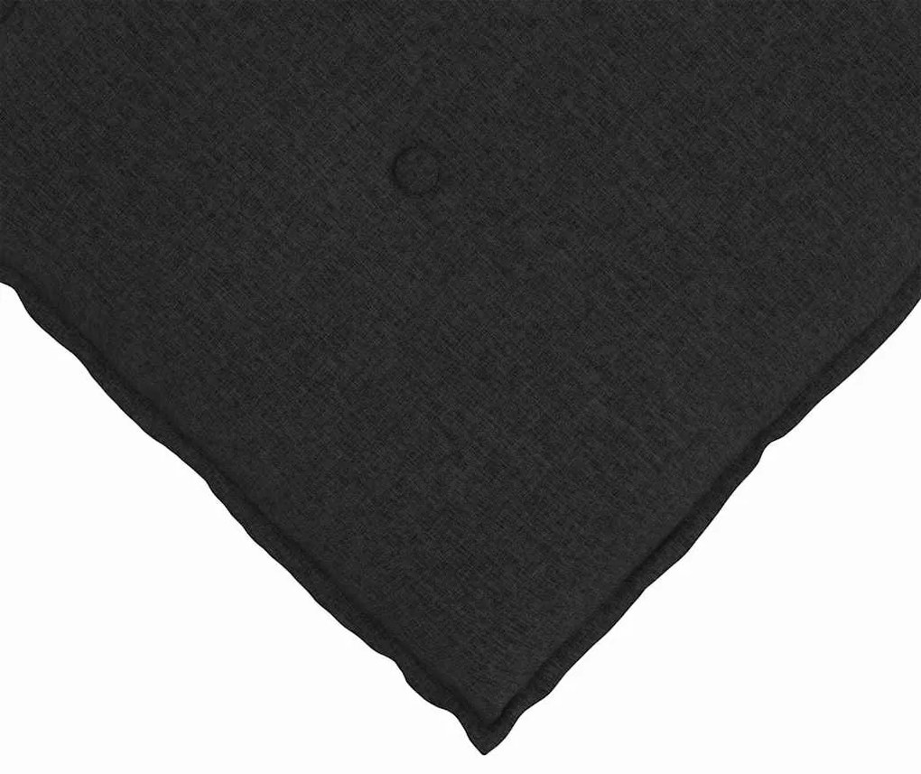 vidaXL Μαξιλάρι Πλάτης Μαύρο 60 x 19 x 50 εκ ύφασμα