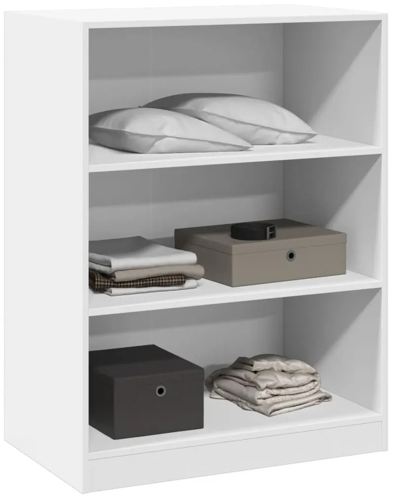 vidaXL Ντουλάπα Λευκή 77 x 48 x 102 εκ. από Επεξεργασμένο Ξύλο
