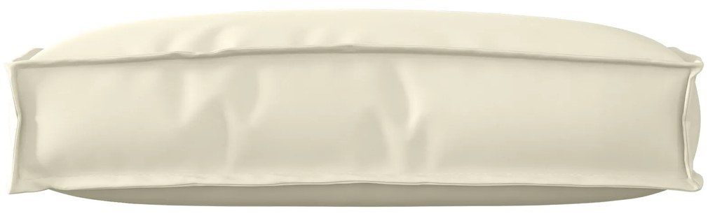 vidaXL Μαξιλάρι Παλέτας για Καθίσμα Κρεμ 60x40x12 cm, Oxford Fabric