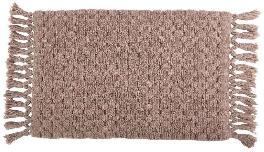 Ταπέτο Μπάνιου Nadia 05589.001 50x80cm Beige 50 X 80 100% Βαμβάκι