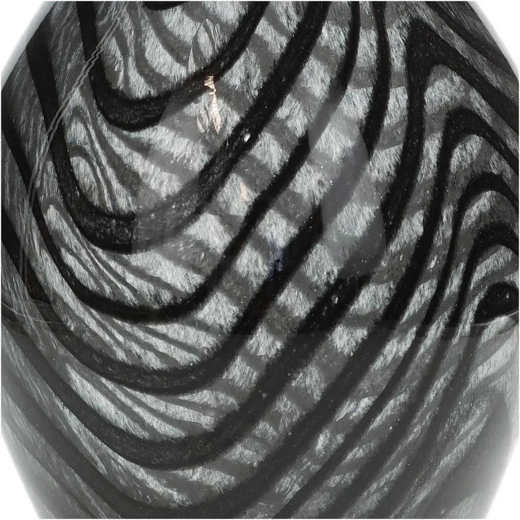 Βάζο Μαύρο Γυαλί 14x14x32.5cm - 05150087 - 05150087