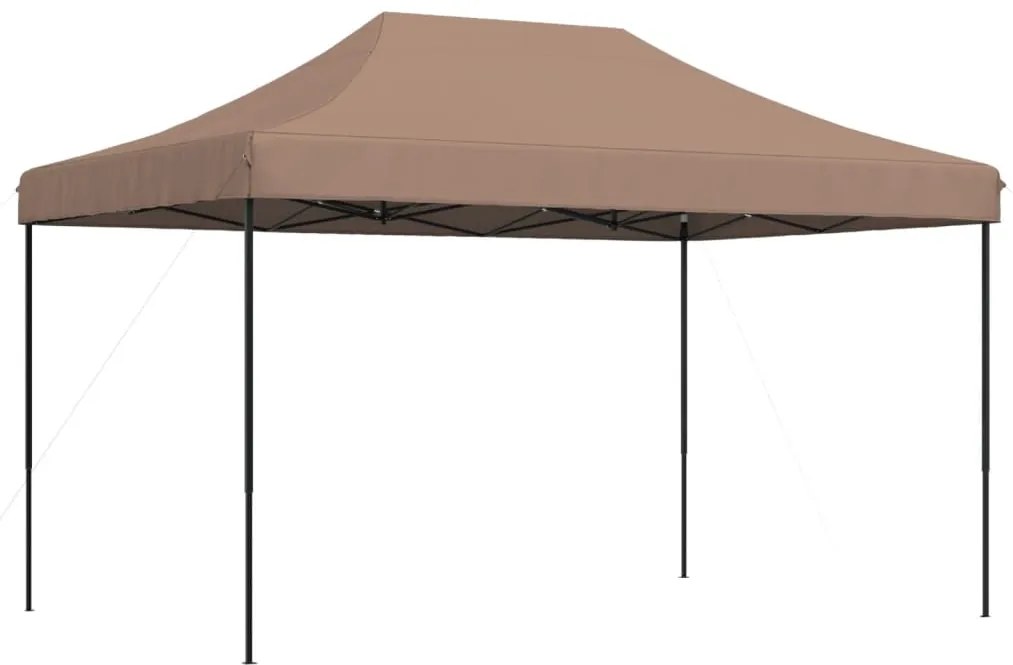 vidaXL Τέντα Εκδηλώσεων Πτυσσόμενη Pop-Up Καφέ 440x292x315 εκ.
