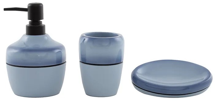 Σαπουνοθήκη Γυάλινη Glass Blue - Nef-Nef Homeware