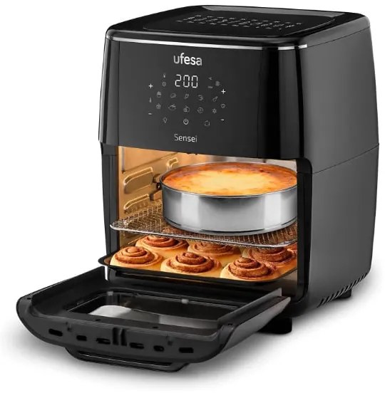 Ufesa 37-0012 Air Fryer Digital Ufesa Sensei Black 12 L
