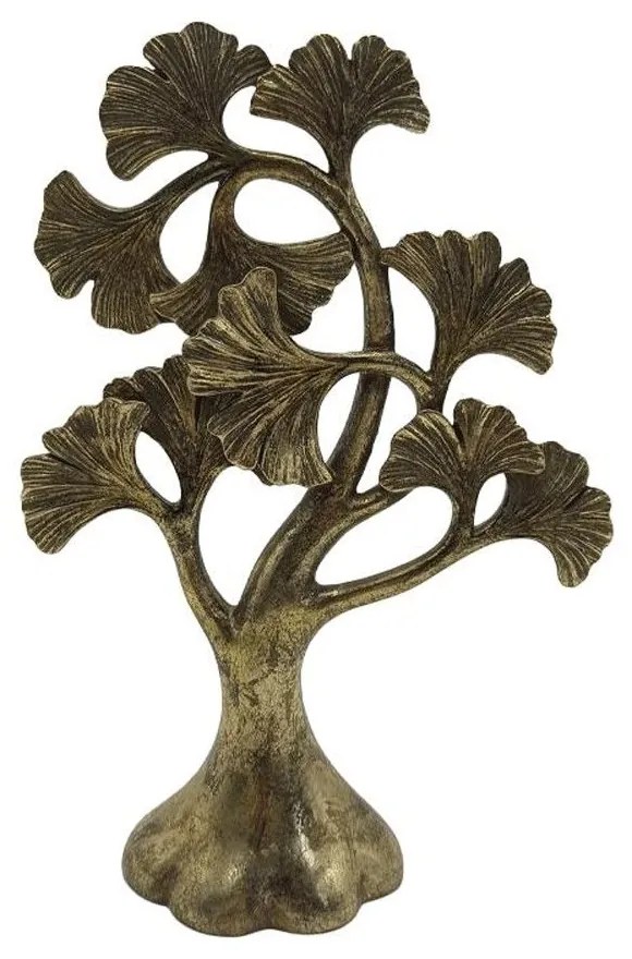 Διακοσμητικό Αντικείμενο 279-223-216 21x8x29cm Gold Polyresin