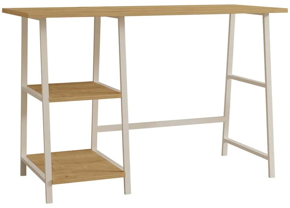 Γραφείο Dobra 835PUQ6272 120x51x75cm Oak-White