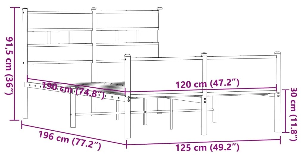 ΠΛΑΙΣΙΟ ΚΡΕΒΑΤΙΟΥ ΧΩΡ. ΣΤΡΩΜΑ ΚΑΦΕ ΔΡΥΣ 120X190 ΕΚ. ΕΠ. ΞΥΛΟ 4017341