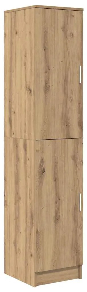 vidaXL Γραφείο με αποθηκευτικό χώρο με ράφι 2 pcs artisan δρυς