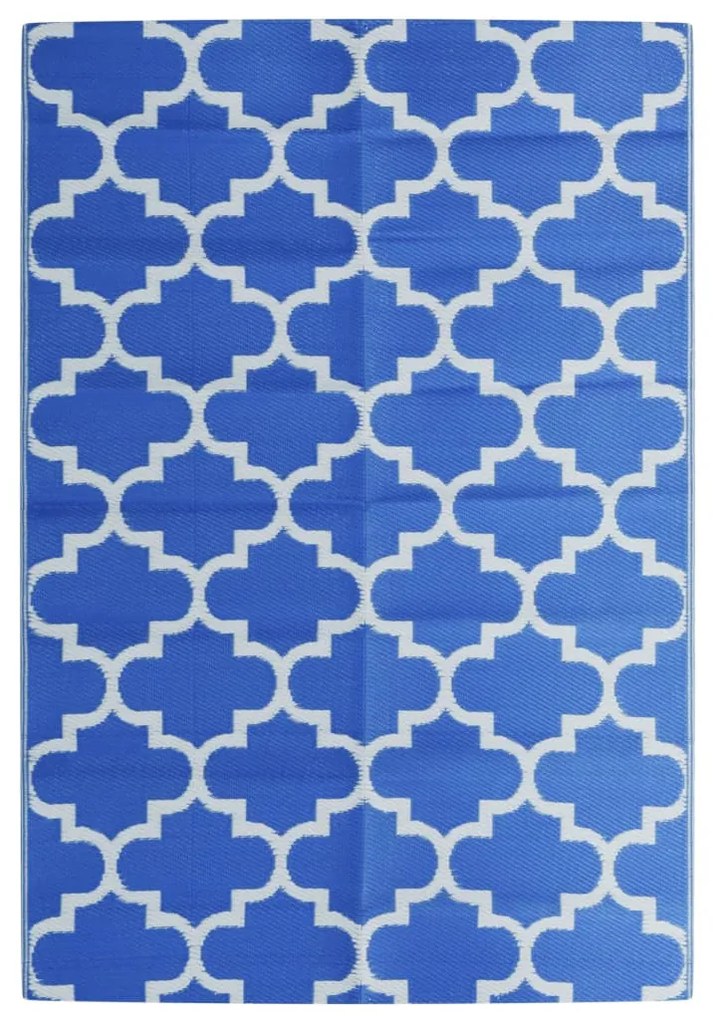 Χαλί εξωτερικού χώρου ARAKIL μπλε 140x200 cm PP - Μπλε