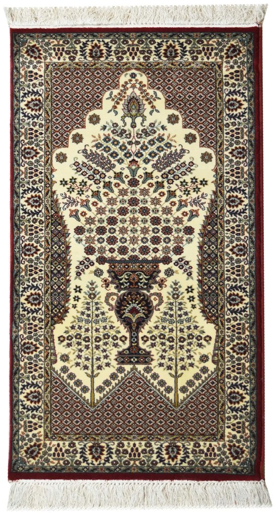 Πατάκι Μάλλινο Oriant 1009 Red-Beige 80X160cm